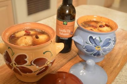 How to Poach Napa Valley Vanilla Fig Balsamic Fruit Stew:...