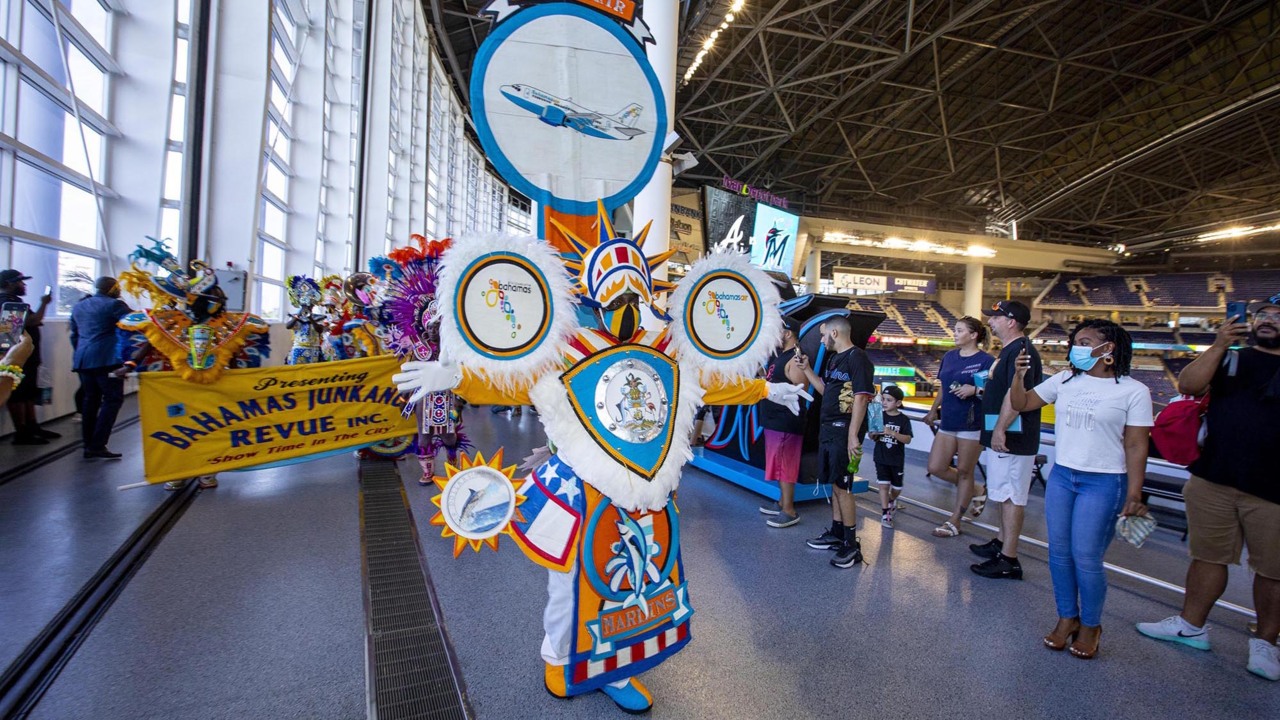 Bahamian Heritage celebration hits home run at Marlins game