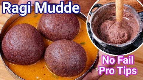 Ragi Mudde - Healthy Weight Loss - Finger Millet Balls Re...