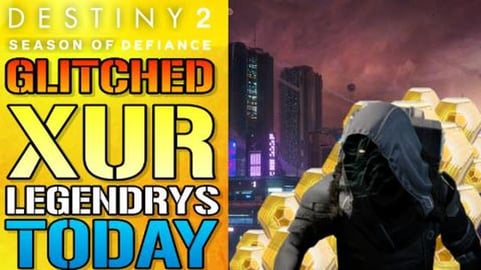 Destiny 2: GLITCHED XUR Is Here! Legendary Weapons & EXOT...