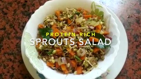PROTEIN RICH SPROUTS SALAD ||  IF KEEP EAT LIKE THIS GAS ...
