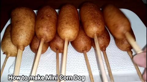 TasteHE92 _ MINI CORN DOGS USING HOTCAKE MIX