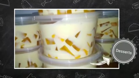 TasteHC46 _ Peach Mango Jelly (with Tapioca)