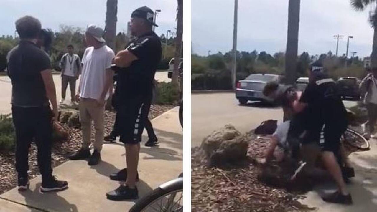 Video shows Florida dad starting fight with son and other teen | Kansas ...