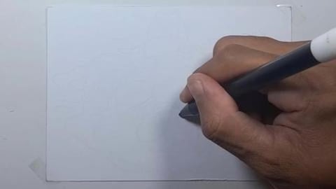 Drawing Grafiti smoke bluee