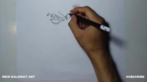 Drawing graffiti wizard character #shorts