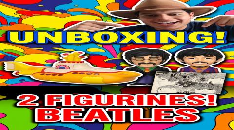 The Beatles Opening 2 Yellow Submarine Titans Vinyl Figur...
