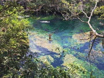 Mexico Part 4- Cenote Jardin de Eden  &  Cenote Azul