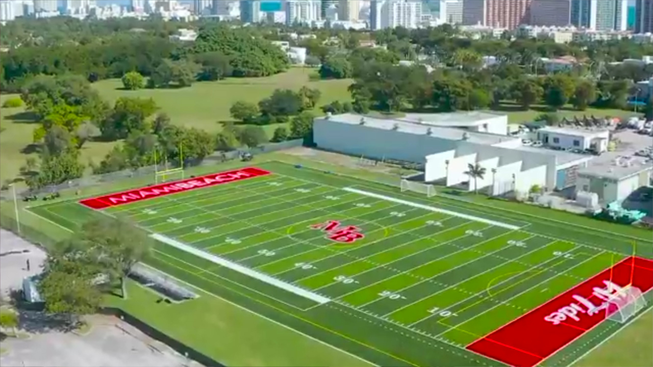 Miami Beach Senior High Receives New Football Field | Miami Herald