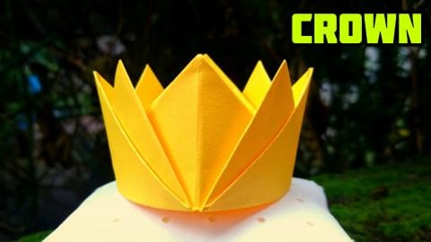 CROWN | PAPER CROWN | ORIGAMI CROWN