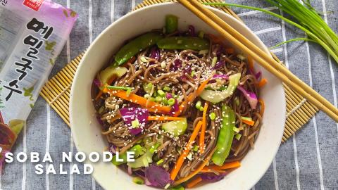 Easy Soba Noodle Salad Recipe | Healthy Buckwheat Noodle ...