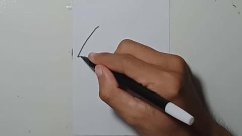Drawing Graffiti Letter C V3 With Black Marker