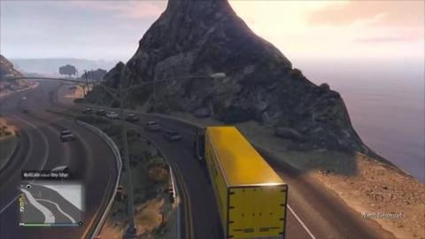 Cringy Angry Trucker in GTA 5 Online RP