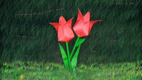TULIP | Origami tutorial 