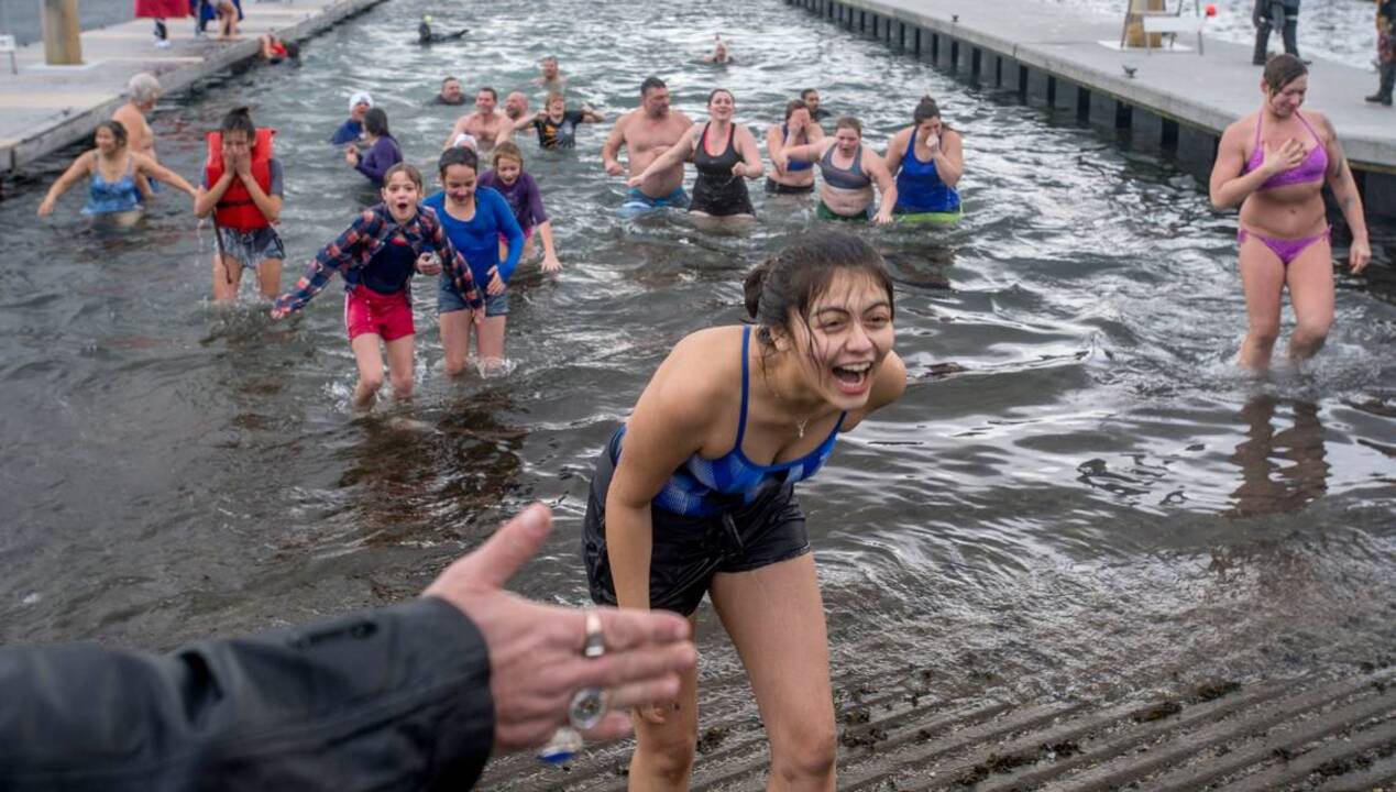 The 2017 Point Defiance Polar Bear Plunge News Tribune