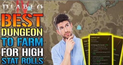 Diablo 4: BEST Dungeon To FARM For High Stat Rolls! Sacre...