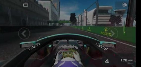 f1 mobile racing burnt rubber event Azerbaijan