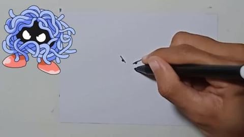 Drawing Pokemon TANGELA #shorts