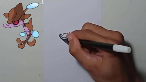 Drawing Pokemon skrelp shorts