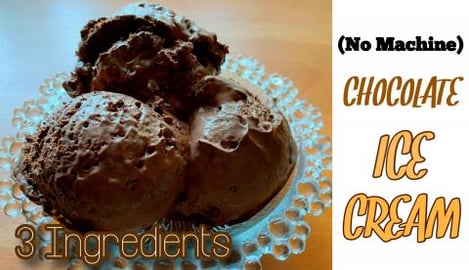 How to make Chocolate Ice Cream | No Machine