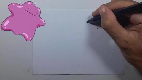 Drawing pokemon DITTO #shorts