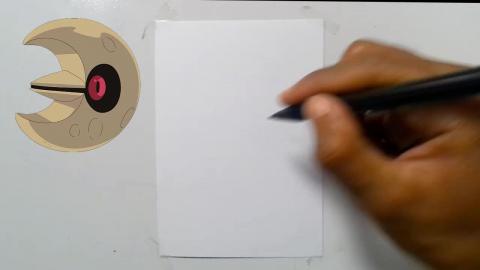 Drawing Pokemon Lunatone