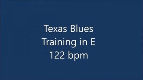 Texas blues - training/Improvisation E