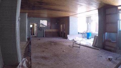 ABANDONED MANSION WITH SWIMMING POOL