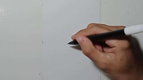 Drawing Grafity Character money bag smoking black