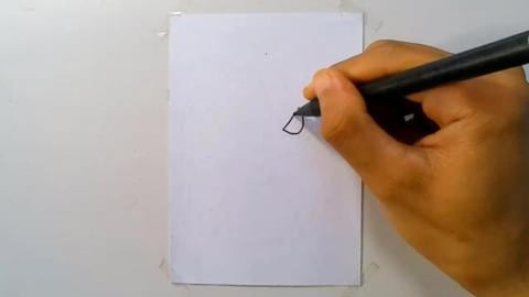 Drawing grafiti two-armed-yellow-pumpkin-with-a-big-smile...