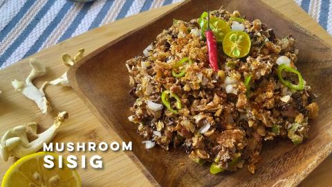 Savory Mushroom Sisig | Filipino Mushroom Sisig Recipe