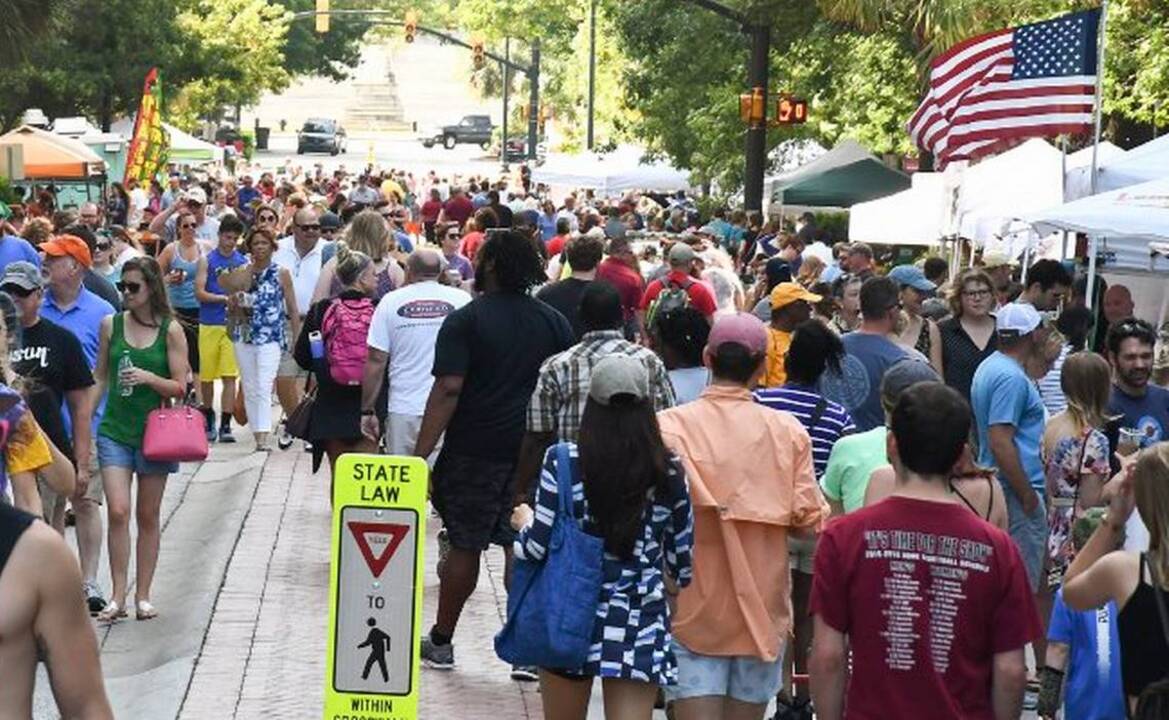 What are you doing at Soda City Market today? The State