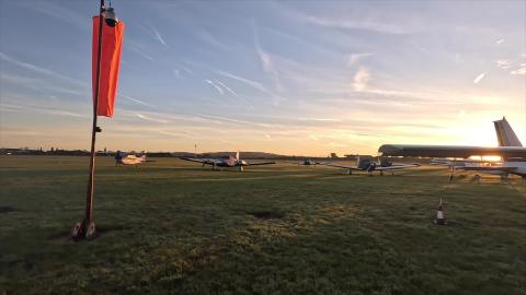 C172 Flying to Spain in The Winter