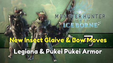 Monster Hunter World Iceborne | New Insect Glaive & Bow M...