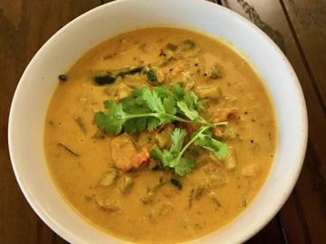 Ridge Gourd peanut curry