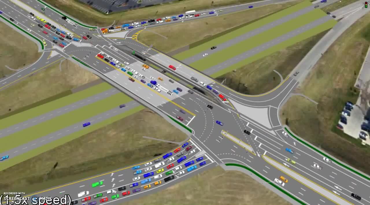 See MoDOT's new design of the Missouri 152 and I-35 interchange in ...