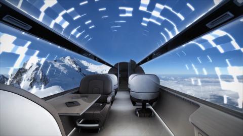 Amazing Windowless Concept Jet