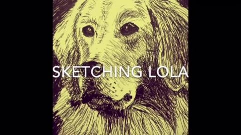 Sketching Lola (process) 