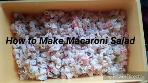 Pinoy Chicken Macaroni Salad _ Pinoy Recipe _ Taste Buds ...