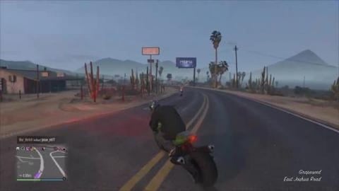 Embarrassing Bike Crash, Mocked by Other NPC Biker in GTA...