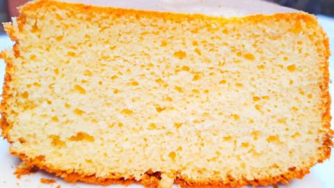 Moist condensed milk cake.