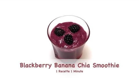 20 Seconds Blackberry Banana Chia Smoothie (shorts)