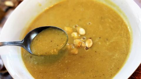 Creamy Pumpkin Soup | It's Only Food with Chef John Polit...