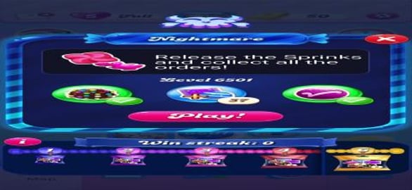 Candy Crush: 1/2 gameplay (level 6501)