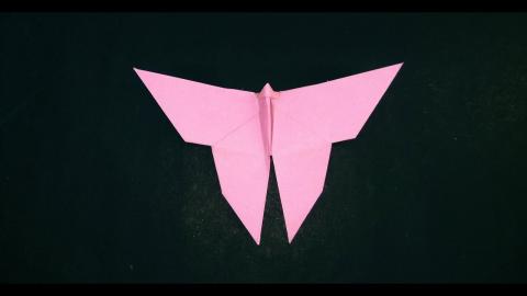 BUTTERFLY | WITHIN 4 MINUTES | Origami tutorial 