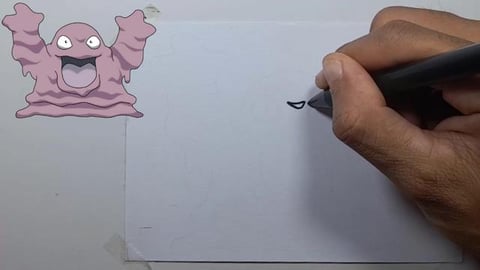 Drawing pokemon GRIMER