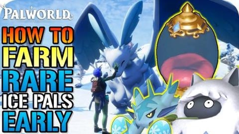 Palworld: EASY Ice Type Pals Farming Guide! How To FARM R...