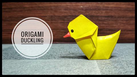 Origami Duckling _ Origami Birds _ Origami tutorial _ Pap...