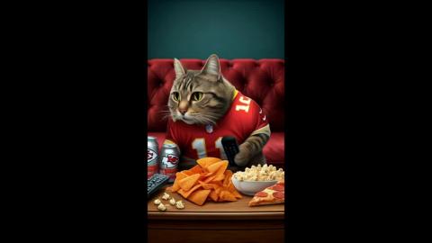 It's Game Day and I'm Ready, I've got Pizza, Chips, Popco...