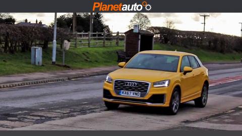 Audi Q2 quattro in a snowy Lake District